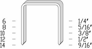 HÄFTKL. JK680- 8ALU10 MI/ASK,180 MI/KRT