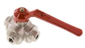 KULV.  1/4, 3-VÄGS,L-BORRN, 55BAR