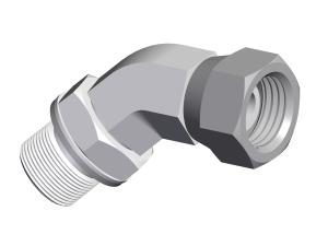 ADAPT.45° INV/UTV G1/4-STÄLLBAR