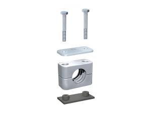 RÖRKLAMMER  KOMPL.12MM AL