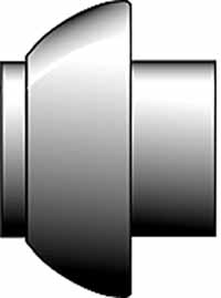 KKV  48x50  GSHANKOPPL MED RÖRSTOSFÖR SVETSNING