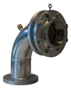 TRYCKANSLUTN. FLÄNSBÖJD, DN100-INV 4"