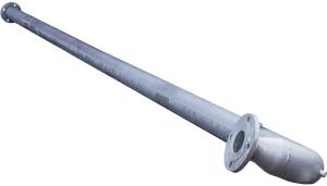 SPRIDARSTOLPE, 6 MANSL DN65x2, FÄLLBARGALVAD