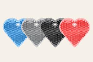 Reflexbricka Hjärta