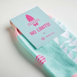 Jacquardvävd Strumpa Mellan