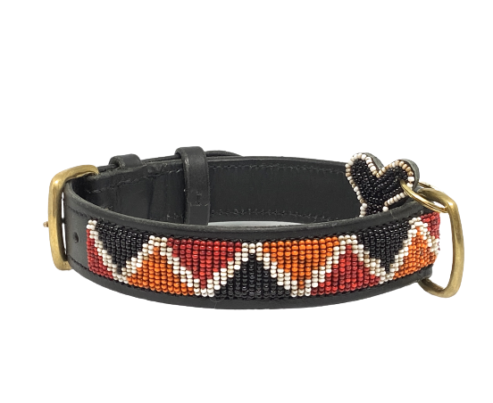 Dog collar Himba Black