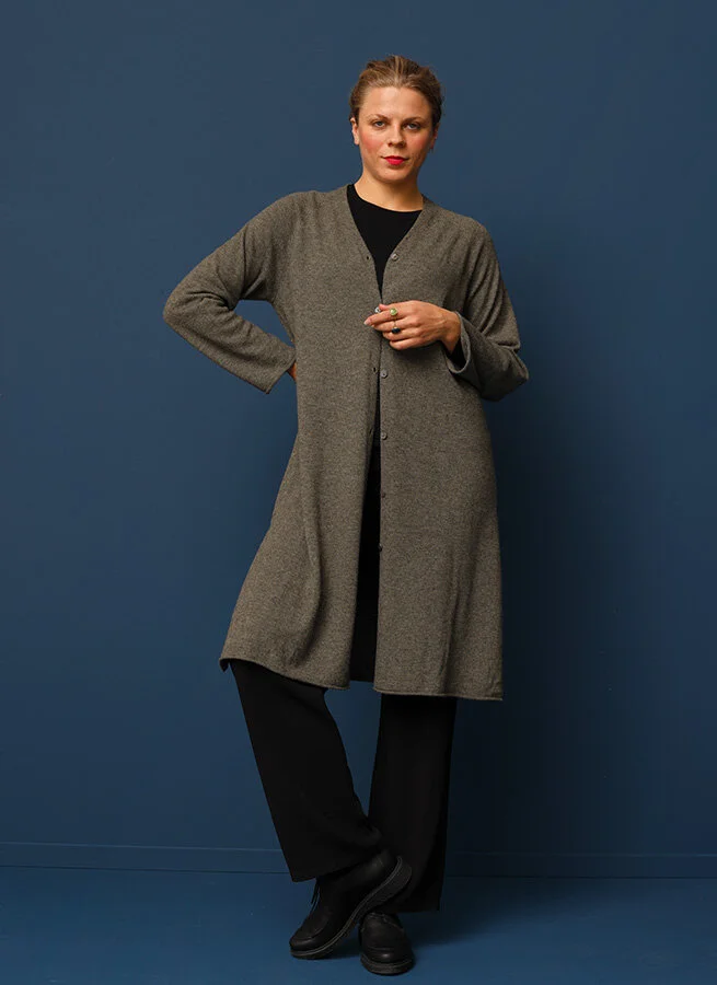 AMBROSE lång ullkofta Camper