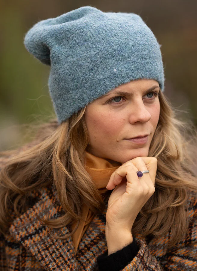 ANDY ullmössa Jeansblå