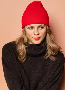 Ätta ullmössa Röd