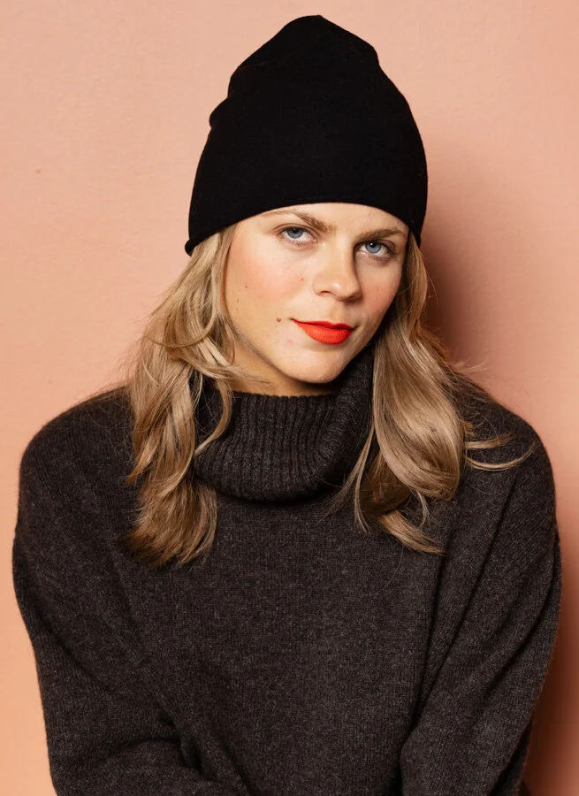 Ätta ullmössa Svart