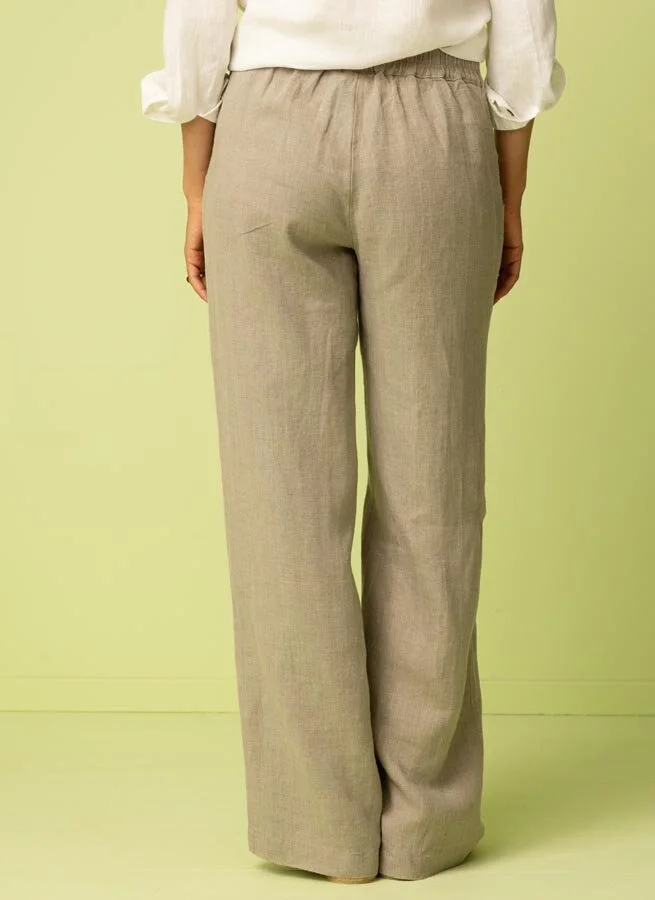 BABETTE linnebyxa Natur