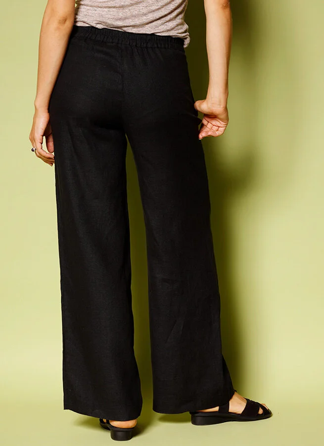 BABETTE linnebyxa Svart