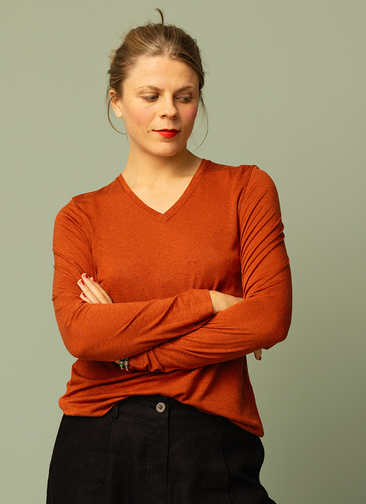 BLANCA trikåtop kanel