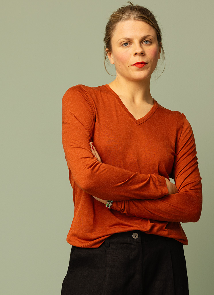 BLANCA trikåtop kanel