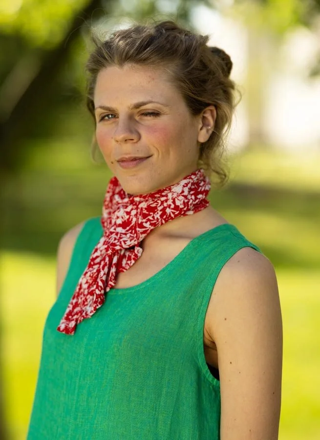 scarf 40x140 Rödblom