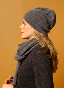 Beanie ullmössa Granit