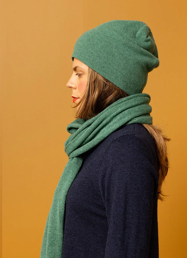 Beanie ullmössa Ormbunke