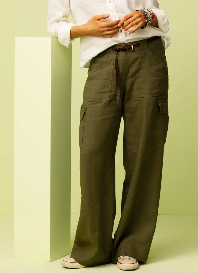 CARGO linnebyxa Bark