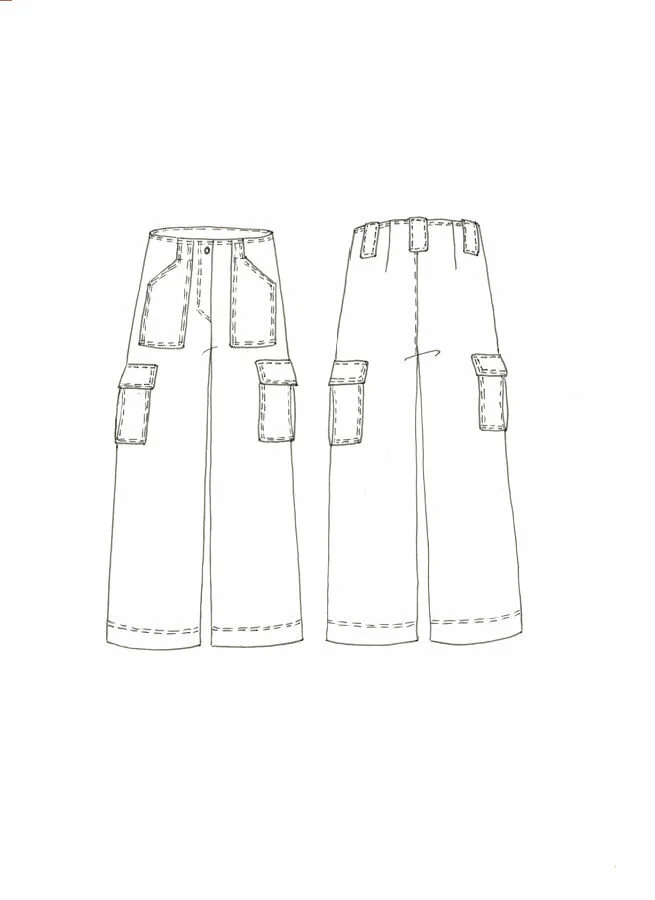 CARGO linnebyxa Svart