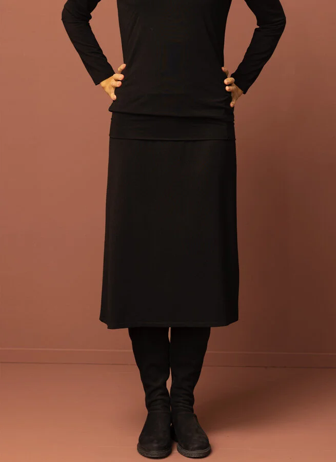 CATRINE tubkjol Svart