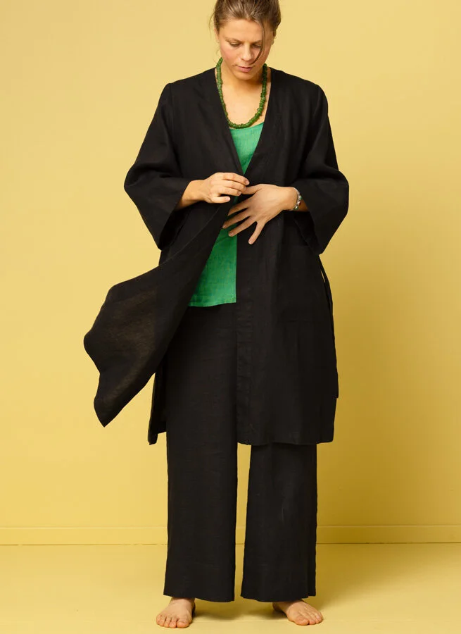 CELESTE kimono Svart