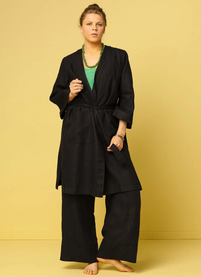 CELESTE kimono Svart