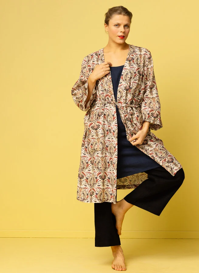 CELESTE kimono Emblem Creme