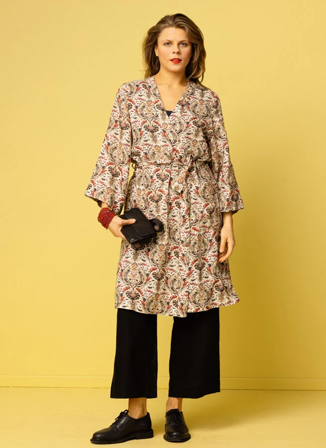 CELESTE kimono Emblem Creme