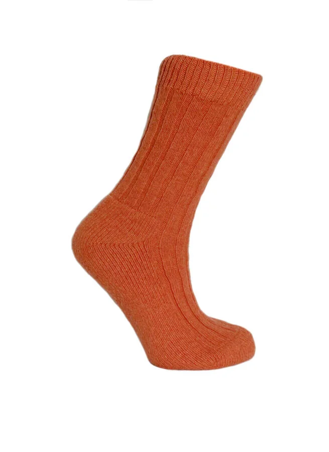 Merino Wool Socks Orange