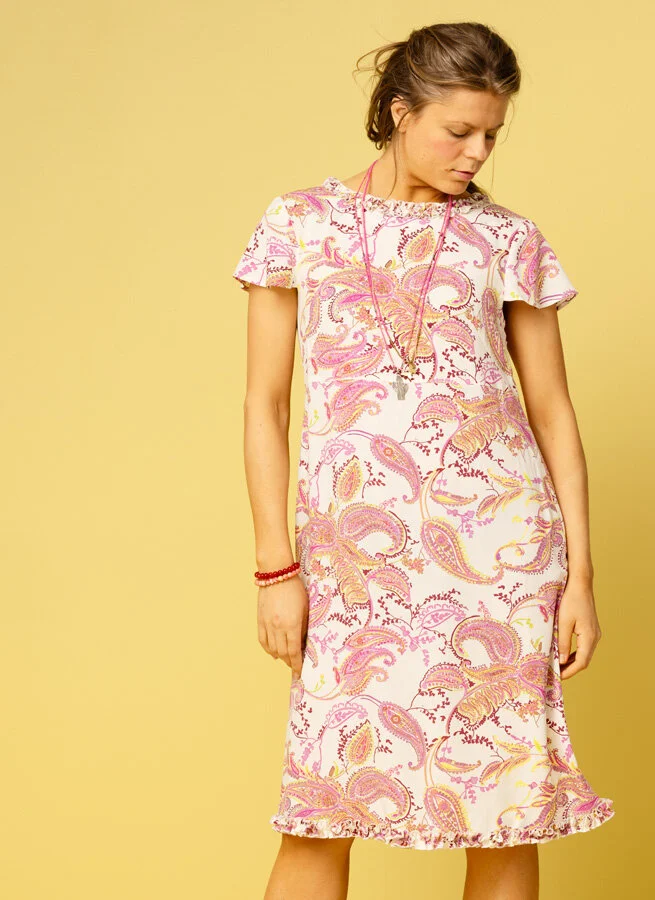 CHLOÉ viskosklänning Volterra