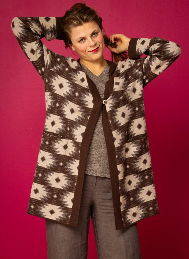 DIDDI långkofta Brun