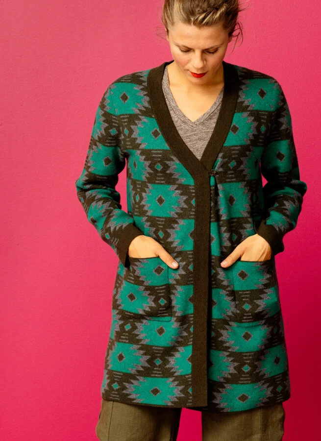 DIDDI långkofta Grön