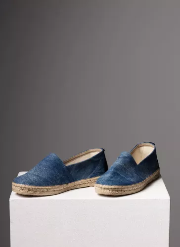Espadrille tyg alamo Azul