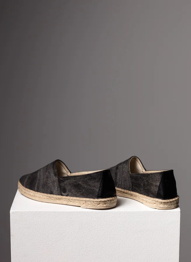 Espadrille tyg alamo Negro