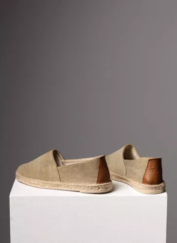 Espadrille tyg alamo Beige