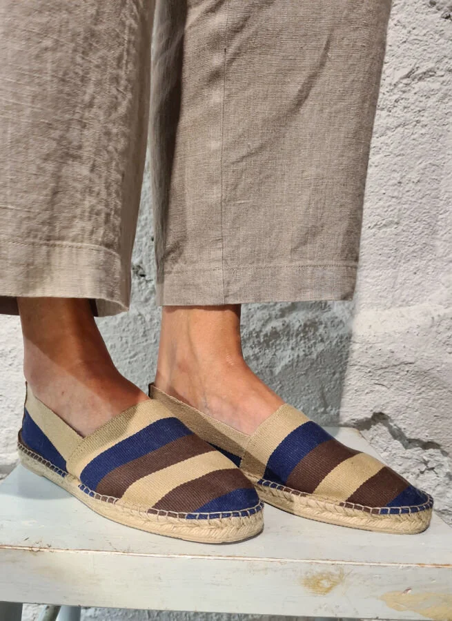 Espadrillos BrunBlå