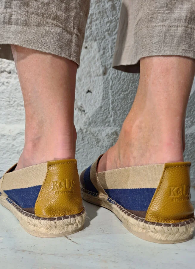 Espadrillos BrunBlå