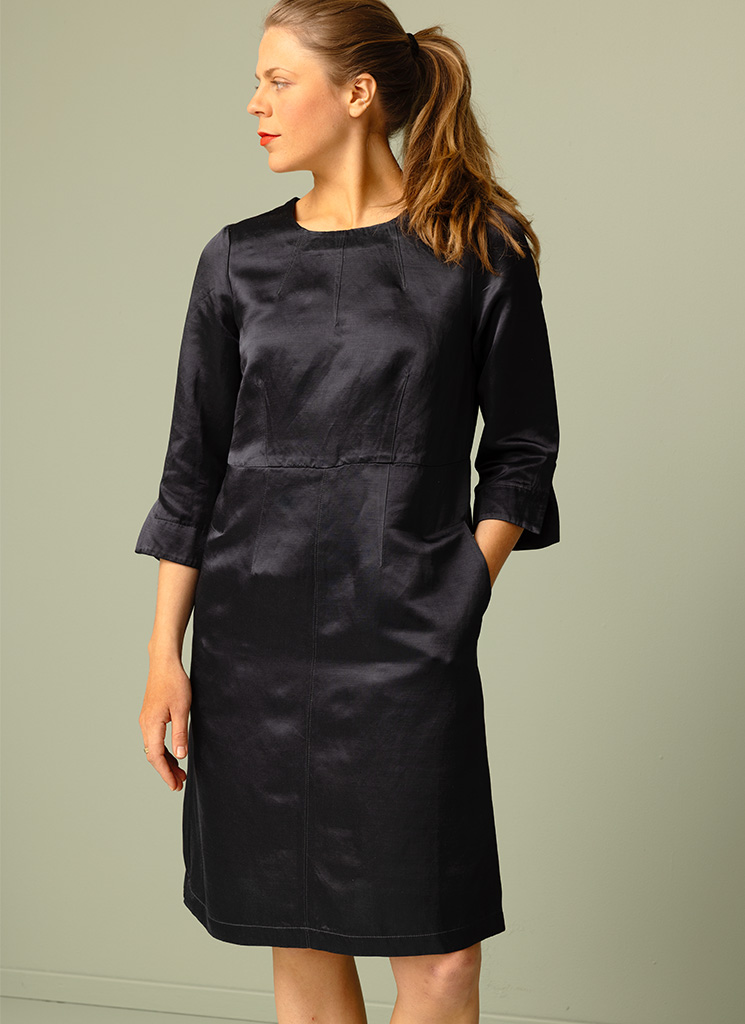 ESTRI klänning Dk Blue