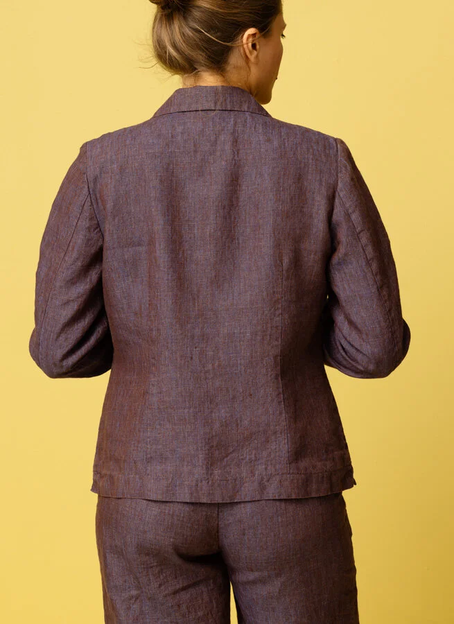 FIOLINA linnekavaj LilaBrun