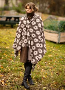 GABBE halsduk merino Brun