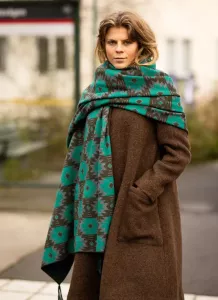 GABBE halsduk merino Grön