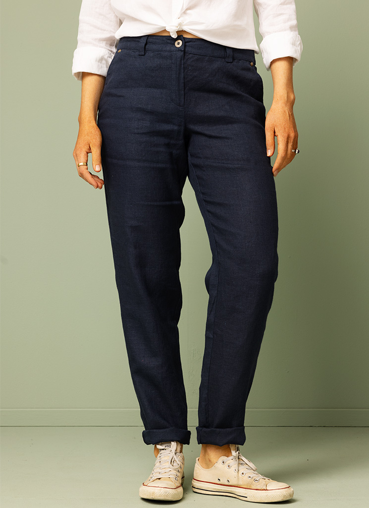 HENNE linen trousers