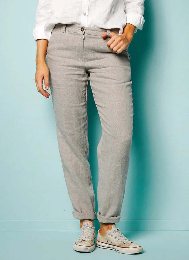 HENNE linnebyxa Natur