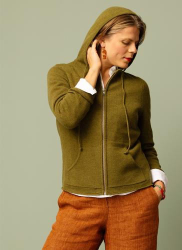 HOODY ulllkofta cross country