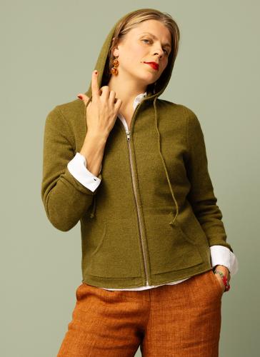 HOODY ulllkofta cross country
