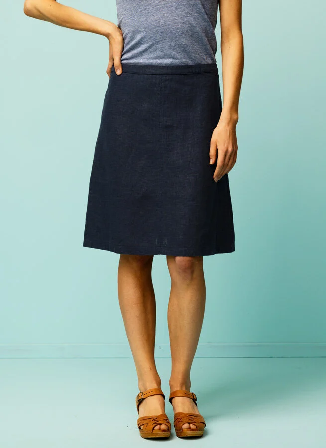 ILONA linnekjol Bläck