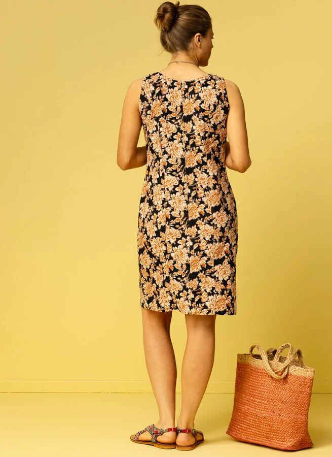 JACKIE linneklänning Kanelblomma