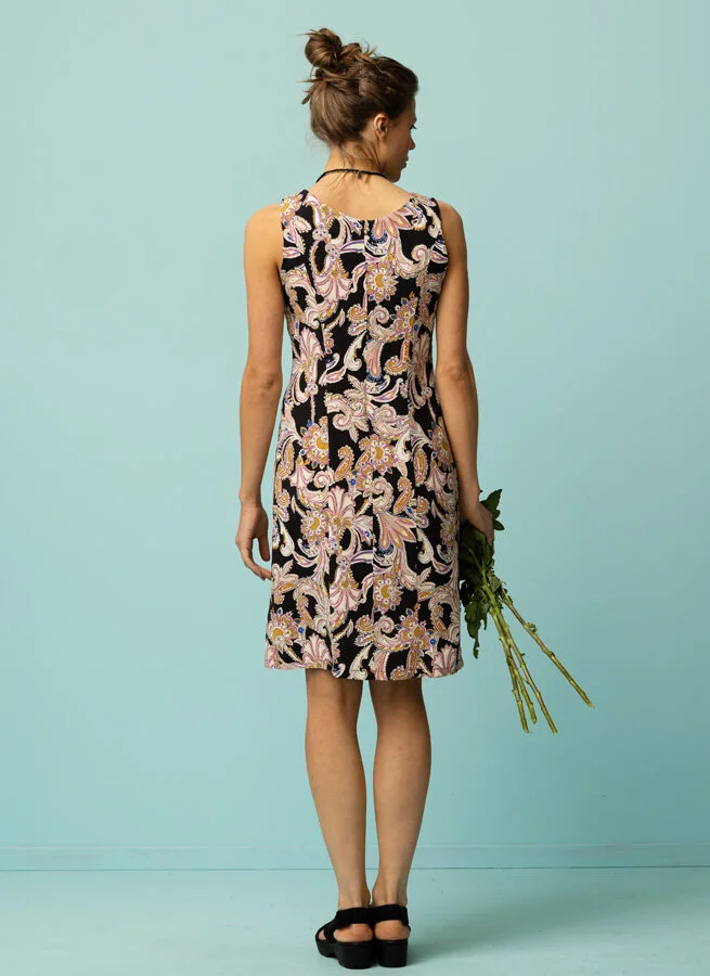 JACKY viskosklänning Klocka