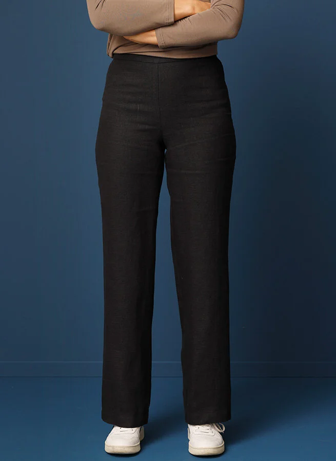 JENNY linnebyxa Svart