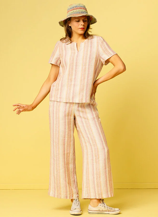 JUNE linneblus Mix Rand